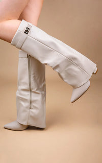 Khaki leather finish