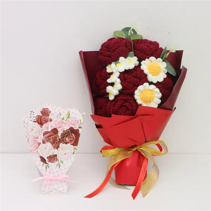 Handmade Crochet Flower Bouquet