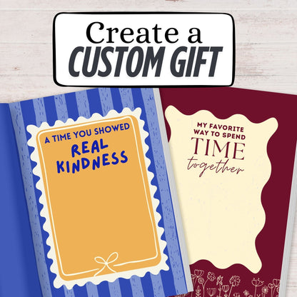 Just A Few Things I Love About You (With All My Heart): Personalized Fill-in-the-Blank Gift Book for Best Friends, Family and Kids
