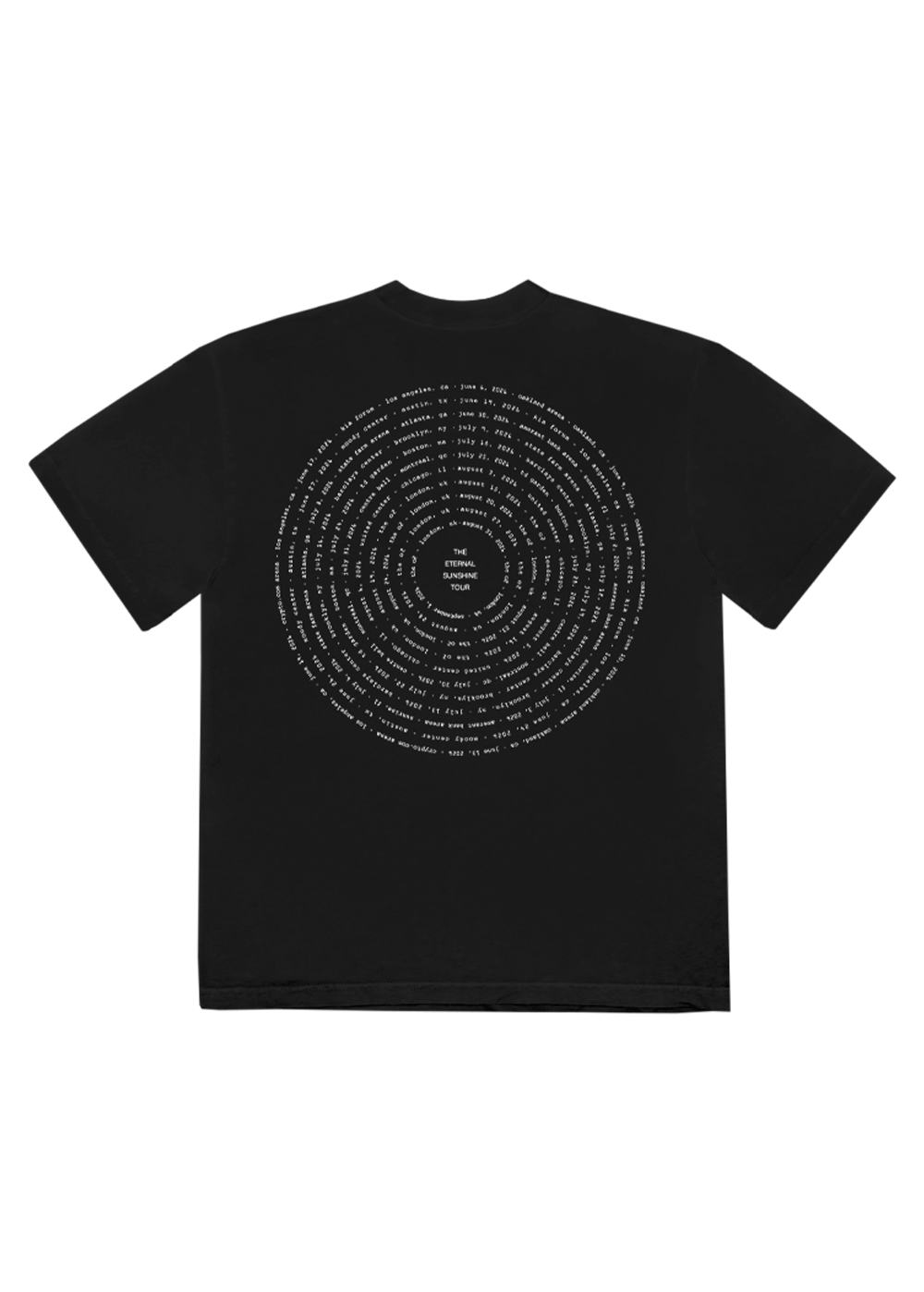 Eternal Sunshine Tour Swirl T-Shirt (Black)