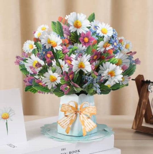 Handmade Paper Love Valentine's Day Card