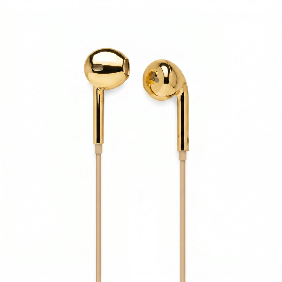 Gold Chroma Wired Buds