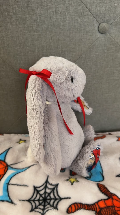 SpiderMan Custom Bunny Plush