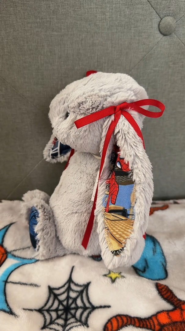 SpiderMan Custom Bunny Plush