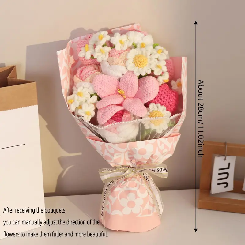 Handmade Crochet Flower Bouquet
