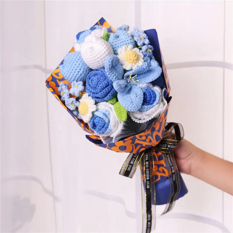 Handmade Crochet Flower Bouquet