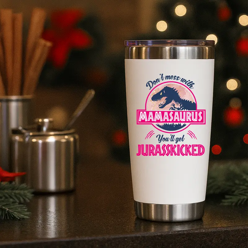 Mamasaurus 20oz Stainless Steel Cup
