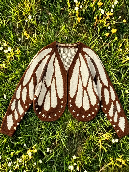 Butterfly Wings Knit Cardigan