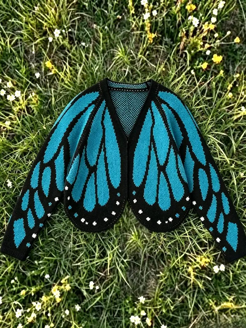 Butterfly Wings Knit Cardigan