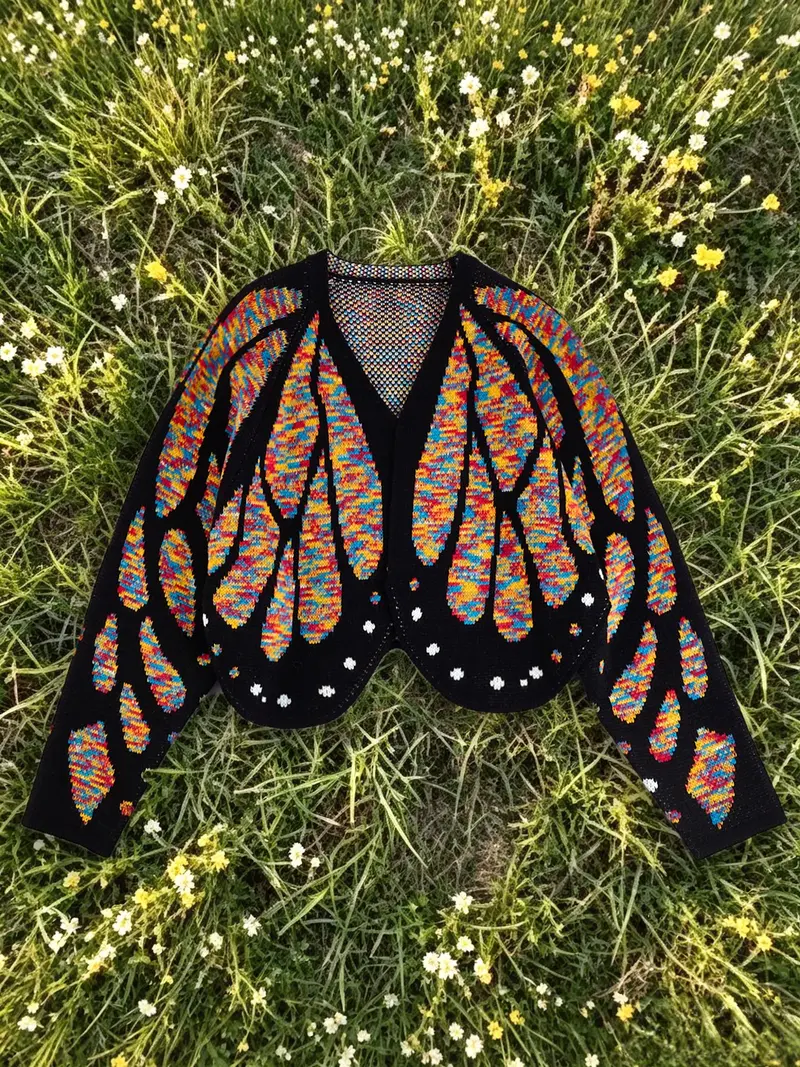 Butterfly Wings Knit Cardigan