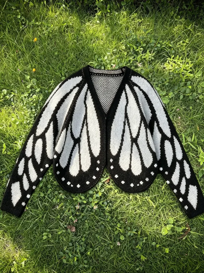 Butterfly Wings Knit Cardigan