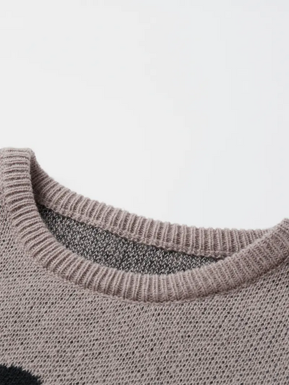 Cat Print Pullover