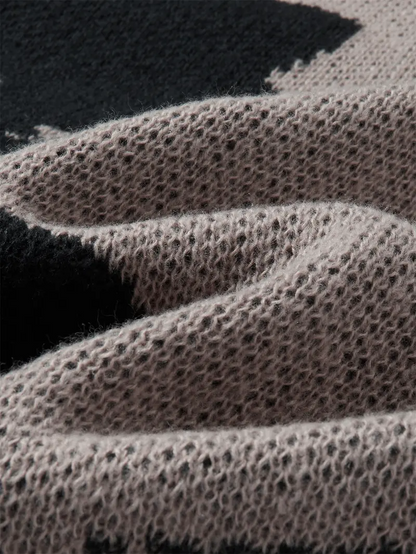 Cat Print Pullover