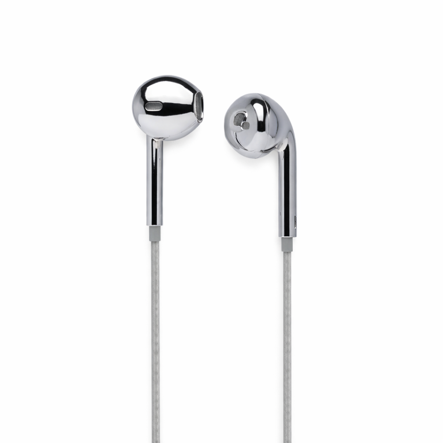 Silver Chroma Wired Buds